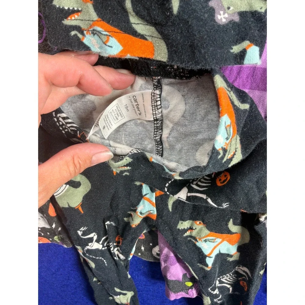 Spooky Toddler Carter's Cat & Jack Halloween Pajama & Tee Set 18M Multi-Color